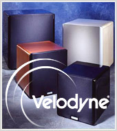 Реклама сабвуферов Velodyne