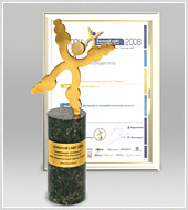Сайт группы "Текарт" - победитель конкурса "Золотой сайт-2008"