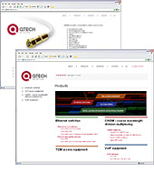 Опубликована английская версия сайта QTECH