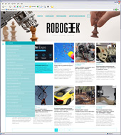 Редизайн информационного ресурса RoboGeek
